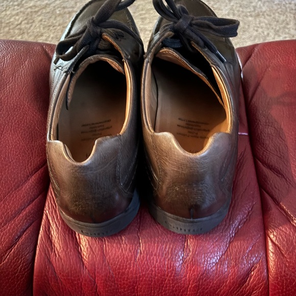 Ganter brown tie full leather shoes sz 10 1/2 H - Picture 3 of 6